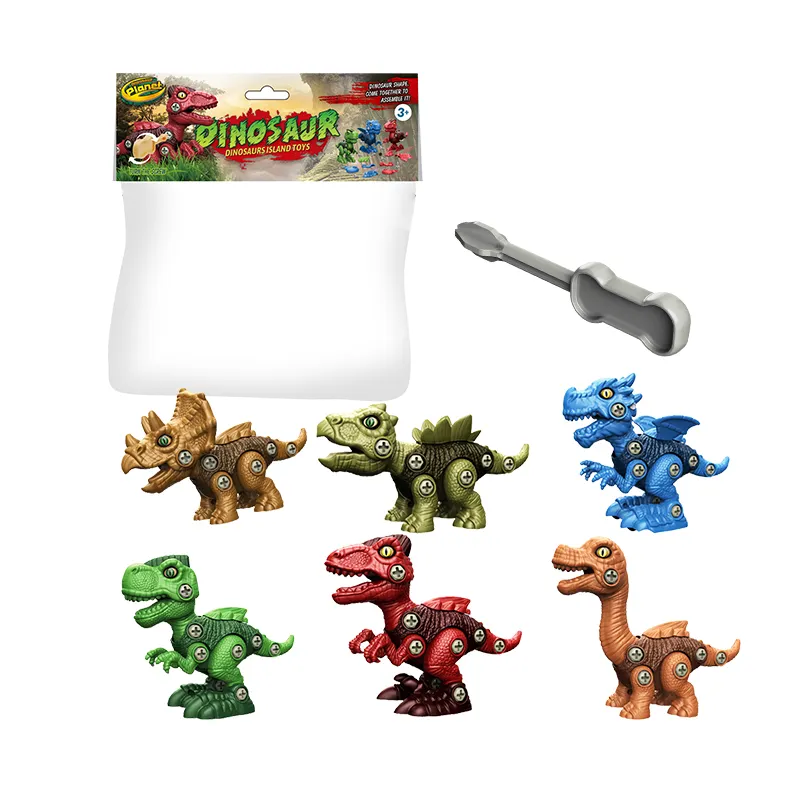 Early Educational DIY Assembleia Dinosaur Animal TOys Take Apart Dinosaur Brinquedos para Crianças