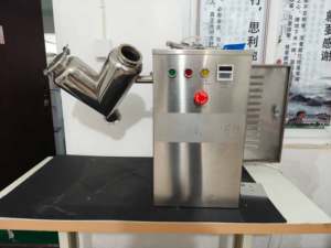 SINOBIZ VH-14 paslanmaz çelik V şekli dönen toz mikser, V şekli endüstriyel dönen davul süt tozu mikser karıştırma makinesi - Product Image 2