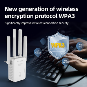 PIX-LINK Factory WR49D4Q 300M <strong>Wireless</strong> WIFI signal Amplifier <strong>Wireless</strong> <strong>Network</strong> Extender Enhancements Mini WiFi Booster - Product Image 6