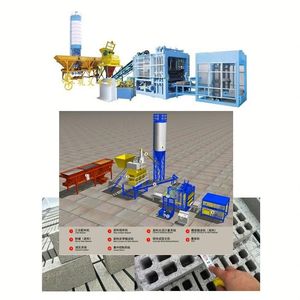 <strong>Building</strong> material manufacturing <strong>machine</strong> Cement <strong>Interlocking</strong> paver brick <strong>block</strong> making <strong>machine</strong> - Product Image 1