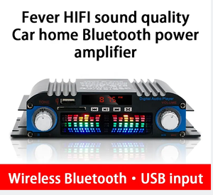 Receptor DE POTENCIA ESTÉREO de alta fidelidad de 4 canales y barato, conjunto de amplificador de sonido Bluetooth, amplificador estéreo con Bluetooth para ordenador - Product Image 5