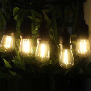 LEDストリングライト48FT15個S14 LED電球ホリデー照明屋外防水ソーラーLED - Product Image 5