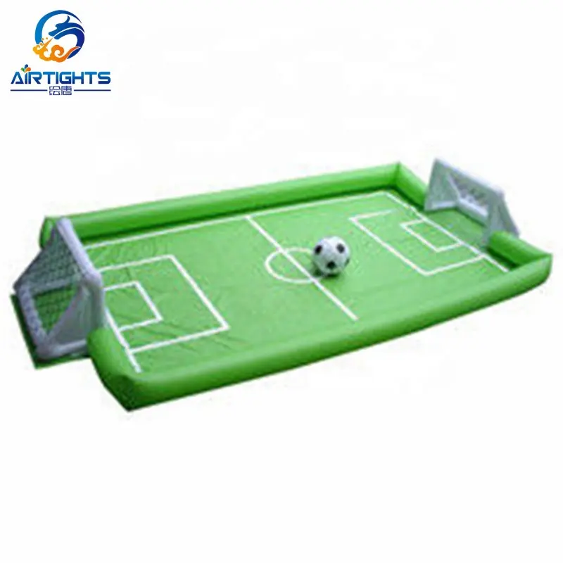 Precio de fábrica portátil campo de fútbol Durable inflable jabón campo de fútbol