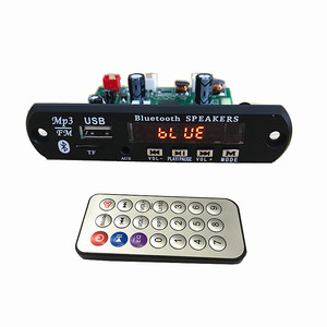 JK6838BT Módulo de circuito de Altavoz Bluetooth, tablero de decodificador de circuito PCBA de reproductor MP3 BT con amplificador 10W canales x2