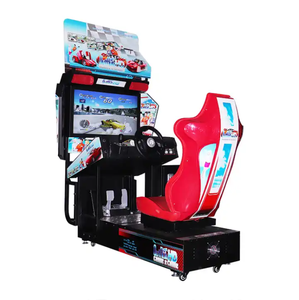 Sikke işletilen Outrun 32 araba yarışı oyun makinesi simülatörlü atari simülatörü sürüş makinesi satılık yarış arabası atari makinesi - Product Image 2