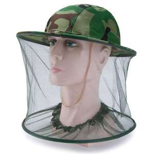 Sombrero de malla para la cara, Protector para la cara, contra insectos y abejas, de camuflaje, para apicultura al aire libre - Product Image 1