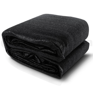 ตาข่ายบังแดดสีดำ HDPE 180ก. สำหรับโรงเรือนเกษตรปรับแต่งได้ผ้าถักทรงสี่เหลี่ยมม้วนกลางแจ้ง - Product Image 4