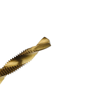 6PC高速钢六角柄螺纹螺旋丝锥M3-M10金属钻孔组合机丝锥钻头组 - Product Image 6