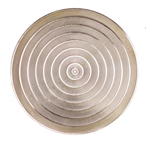 月 Tabletex 热销 PVC 餐垫一套可水洗餐垫镂空圆形餐桌垫餐桌银金圣诞 - Product Image 1