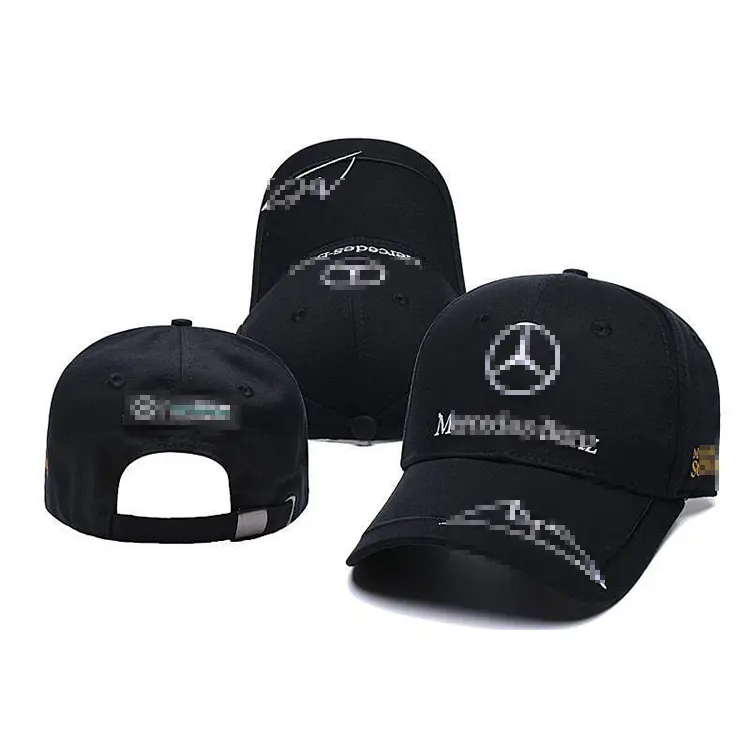 Topi olahraga balap ekstrim, topi bisbol multiwarna kompetisi balap F1 2024 kustom dapat disesuaikan logo pvc 6 panel
