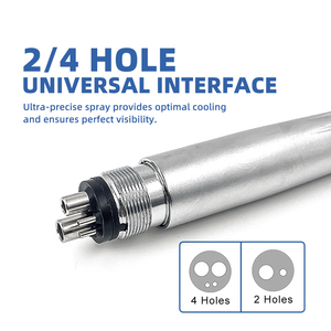 Fabriek Tandheelkundige Drievoudige Spray Hoge Snelheid Led Handstuk 4 Gaten Drukknop E-Generator Luchtturbine - Product Image 5