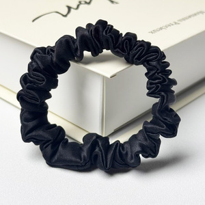China Factory Wholesale Fashion Black Color Silk <strong>Elastic</strong> Girdle <strong>Colorful</strong> <strong>Elastic</strong> Hair Cord