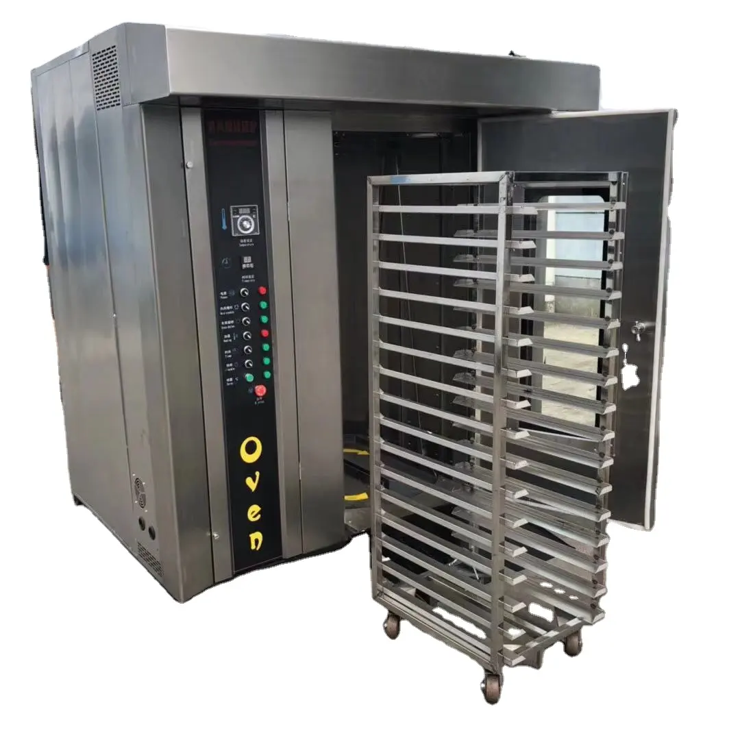 Rak Putar Konveksi Oven/2020 Baru Dirancang Roti Konveksi Mesin Oven Kue Baking Oven Gas