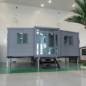 3 yatak odası genişletilebilir ev 20Ft 40Ft taşınabilir katlanır cep Prefa ev modüler konteyner ev mutfak tuvalet ile - Product Image 1