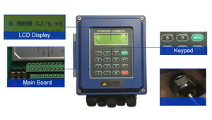 OEM 4~20mA <strong>Output</strong> Meter Wall-mounted Type Ultrasonic <strong>Flowmeter</strong> Digital Water Smart Ultrasonic Flow Meter - Product Image 4