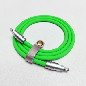 2025 tombul hızlı telefon şarj kablosu dayanıklı yumuşak silikon USB C kablo 240W ekstra kalın telefon şarj kablosu Iphone 15 16 PRO - Product Image 2