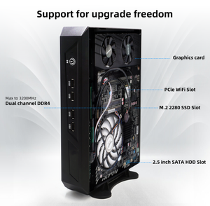 Faster Running Speed Gaming Graphics Card <strong>Desktop</strong> <strong>Computers</strong> Case Intel Core I9 Mini PC Windows11 - Product Image 4