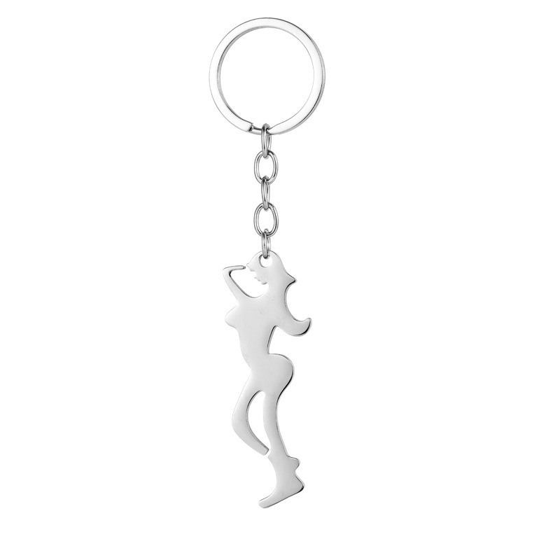 Porte-clés décapsuleur fille