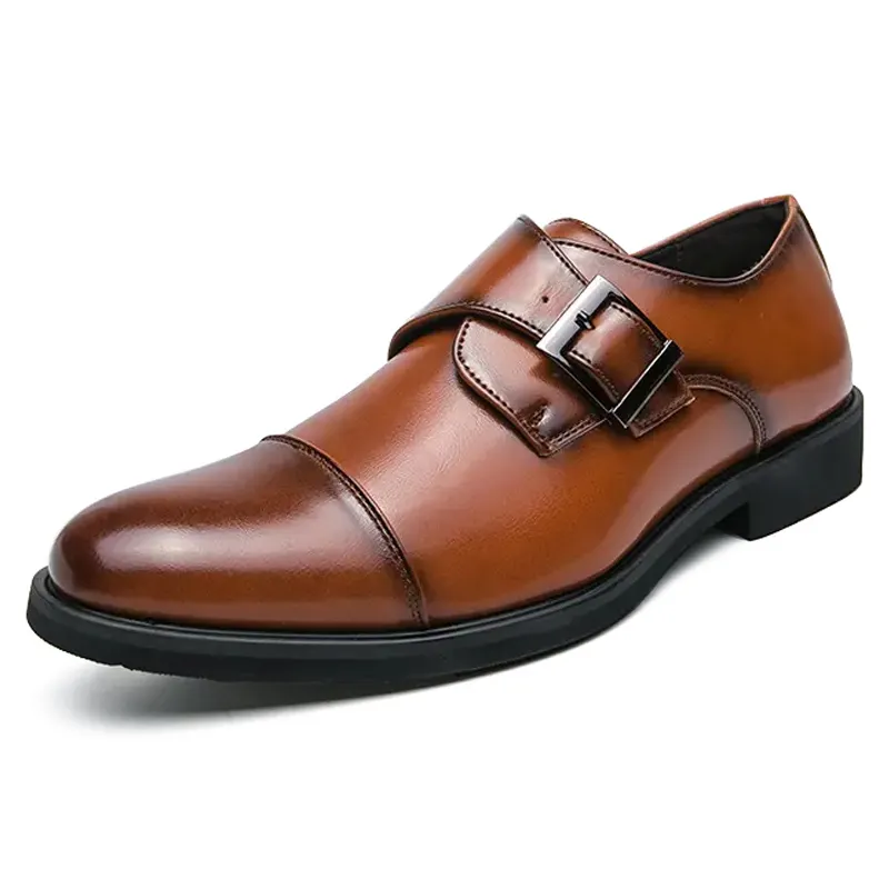 Ample 2023 Hombres Moda Oficial Ejecutivo Elegantes Zapatos de cuero para talla grande 48 Ceremonia DE BODA Zapatos de vestir