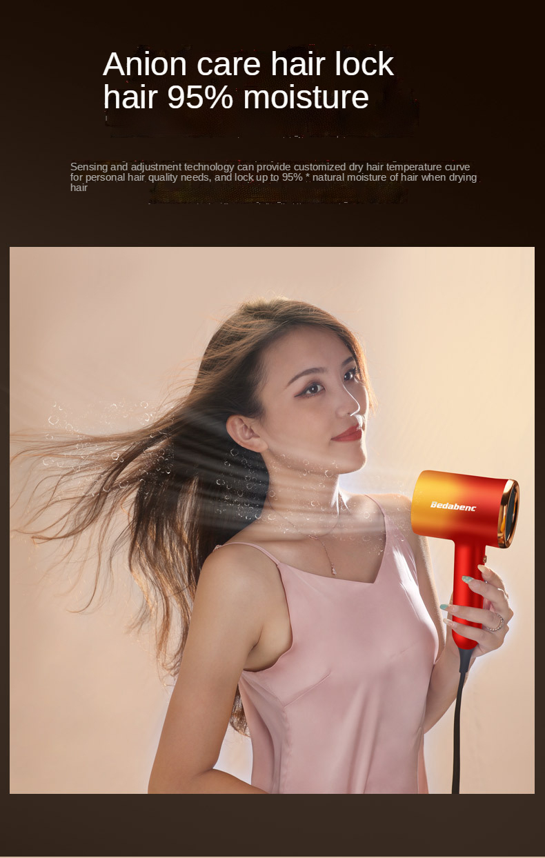 New fashion hair dryer constant temperature professional negative ion hair dryer flight travel household dormitory gifts OEM