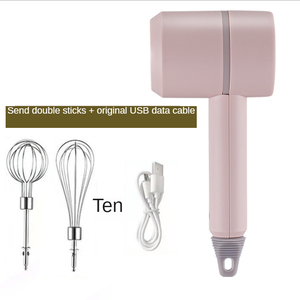 USB נטענת בית מטבח ביצת מקצף whisk בלילת קמח לחם בצק חשמלי יד מיקסר