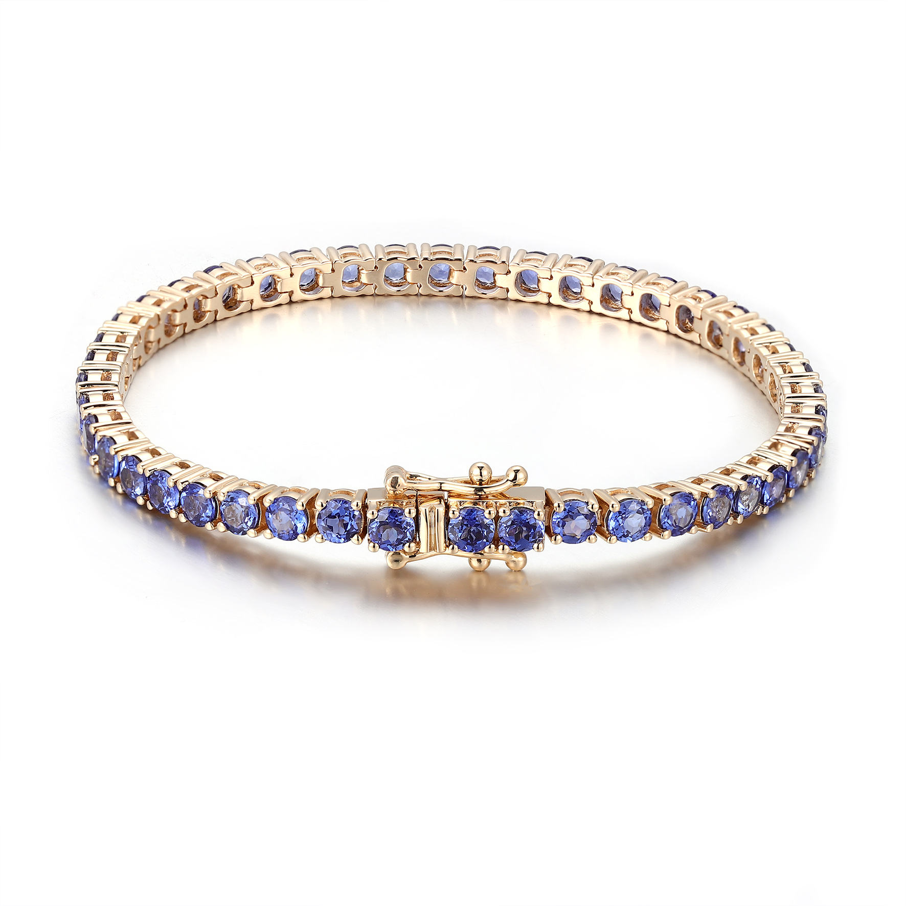 สร้อยข้อมืออัญมณีทอง 14k