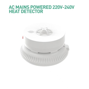220-240V互联温度检测器10年主电源硬件火灾用热报警器