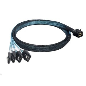 Interno Mini SAS Host a 4 SATA 7pin Disco duro de destino 6Gbps Servidor DE DATOS Raid Cable 1m - Product Image 2