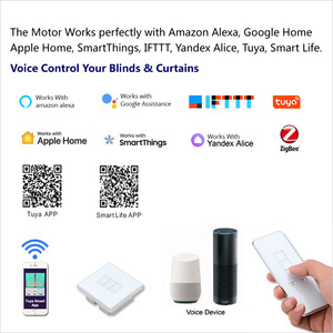 Thông minh tuya Wifi Google nhà Alexa điều khiển từ xa tự động hóa cơ giới thanh tự động điện cơ giới Rèm theo dõi đường sắt động cơ - Product Image 6