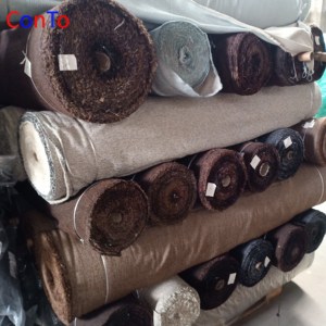 Cheap Greige Light <strong>Linen</strong> Upholstery Fabric Chenille