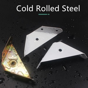 厚鋼アングルコードLタイプ90度直角固定ブラケットアクセサリー三角形鉄吊りキャビネット壁c - Product Image 4