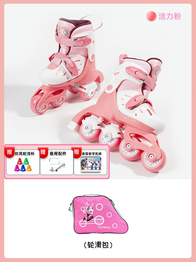 Chaussures arrière de rotation de roue + sac de patinage de rouleau