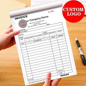 受注帳、中小企業向けの2部構成のノーカーボン販売請求書、段ボール付きレシートブック - Product Image 6