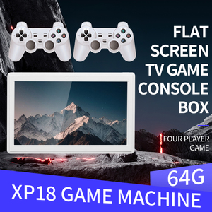 กล่องเกมทีวีจอแบนแบบ XP18สามารถเชื่อมต่อกับคอนโซลเกมผู้เล่นหลายคนแบบมือถือ3D พร้อมตัวควบคุมการเชื่อมต่อแบบไร้สายสองตัว - Product Image 5