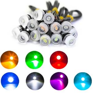 23mmオートモーターサイクル防水COBLEDデイタイムランニングライト12vイーグルアイ<span class=keywords><strong>LED</strong></span>ライト修正フォグランプ