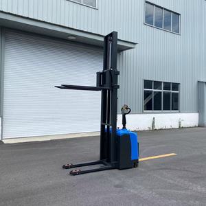 Electric Pallet Stacker Hydraulic <strong>Loading</strong> 1500kg 1.6m 2ton 2m 3.5m 2 Ton Power Fully Stand on Electric Stacker - Product Image 3