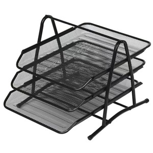 Factory Wholesale Three Layer Four Layer Metal <strong>File</strong> Tray <strong>File</strong> Bar Data Sorting A4 <strong>File</strong> Rack Office Desktop Storage Rack - Product Image 2