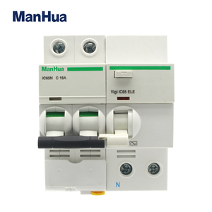 Manhua IC65N 2P ขั้วคู่ C16A 30MA ชนิด AC230 V 50Hz วงจรตัดวงจรป้องกันกระแสเกิน RCBO - Product Image 6