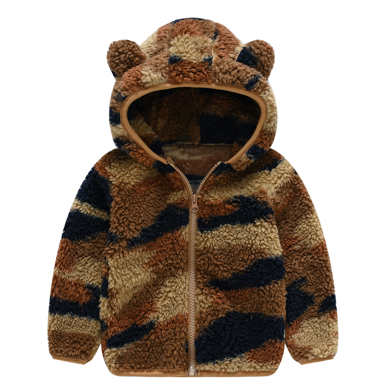 3031-13 yellow coffee camouflage