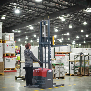 2t tự-nâng điện xe tải Pallet <span class=keywords><strong>Stacker</strong></span> 1t kho stackers reclaimers với 3 Meter xe nâng xe nâng điện đầy đủ - Product Image 5