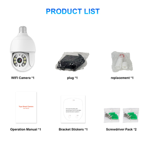 2K HD Resolución Smart WiFi Cámara Sistema de seguridad para el hogar Ip66 Impermeable Inalámbrico Wifi Ptz Bombilla Cámara - Product Image 5
