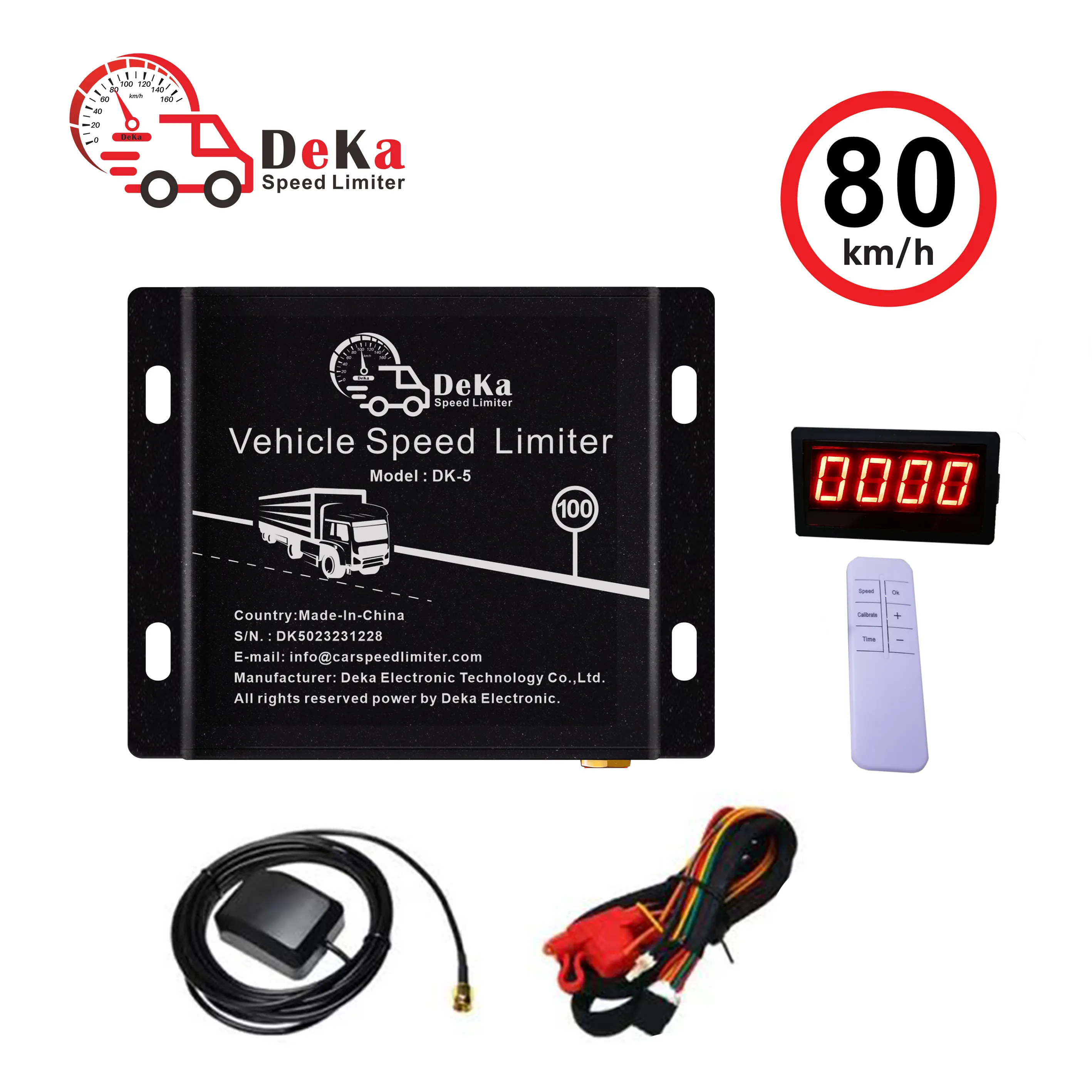 Bonne qualité DEKA DK-5 régulateur de vitesse de voiture sur les dispositifs de surveillance de vitesse limiteur de vitesse électronique à pédale