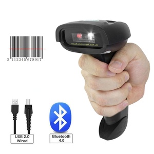 Escáner de código de barras portátil, lector de código de barras inalámbrico BT 2D QR, escáner de código de barras 3d para pagos móviles Android e iOS - Product Image 2
