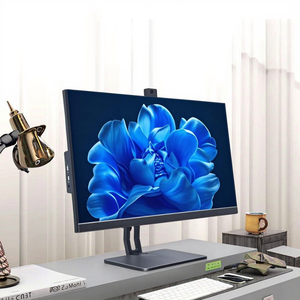 OEM Brand 23.8 24 27 Inch AIO Slim <strong>Desktop</strong> <strong>Computer</strong> Touch Screen All-in-One Office Monoblock Barebone PC With Lifting Camera - Product Image 1