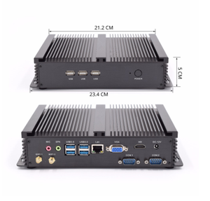 Eglobal Fanless Industrial Mini Pc I3 I5 Win7 <strong>Linux</strong> Embedded Pc Intel Celeron 1007U <strong>Tiny</strong> <strong>Computer</strong> Barebone - Product Image 3