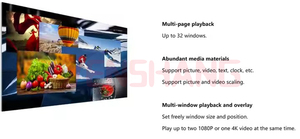 Colore A4k A35 A100 A200 A60 Display a Led con lettore di rete multimediale asincrono Controller Led - Product Image 4