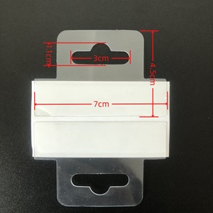 Прозрачный PET PVC PP пластиковая цветная коробка вспомогательный крюк клейкая наклейка самолет треугольное Отверстие дисплей для удобной упаковки - Product Image 2