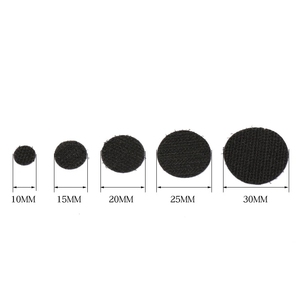 Customized <strong>Square</strong> Coins <strong>Hook</strong> <strong>Loop</strong> Dots Self Adhesive Double Sided Fastener Tape Disc Back Adhesive Strong Sticker - Product Image 2