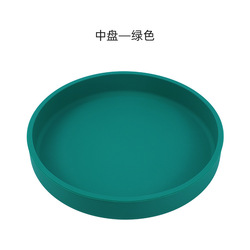 Green dinner plate-15cm diameter