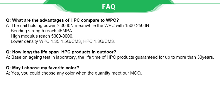 high quality wholesale nature fibre  Eco-friendly  Anti- Warp Wood Plastic Composite WPC outdoor Decking Flooring